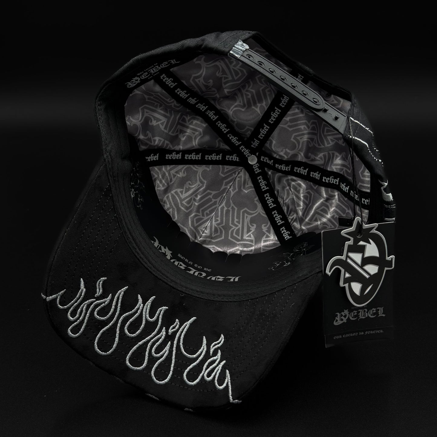 Rebel Hats “Rebel” Black and White