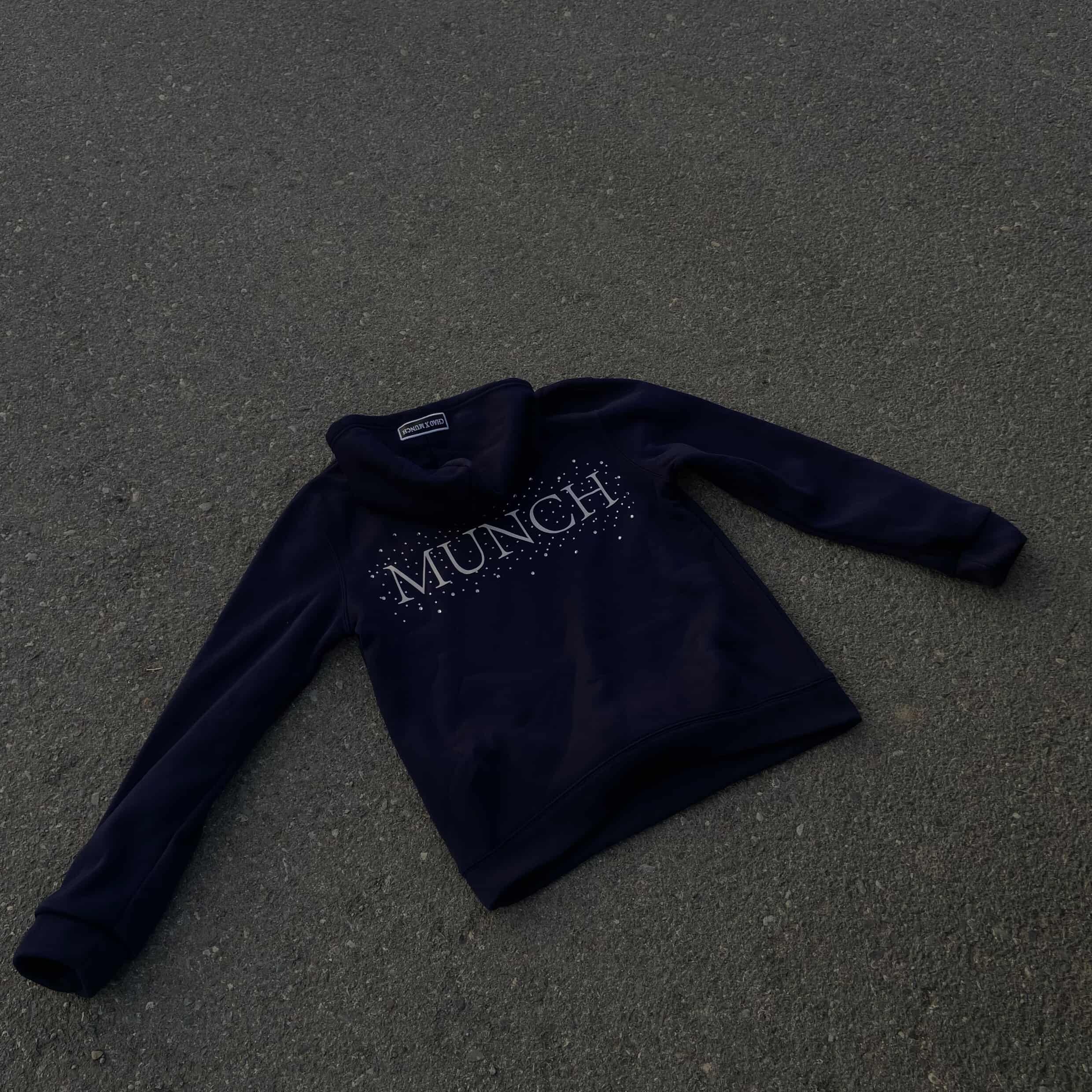 Hoodie Munch Deep Blue