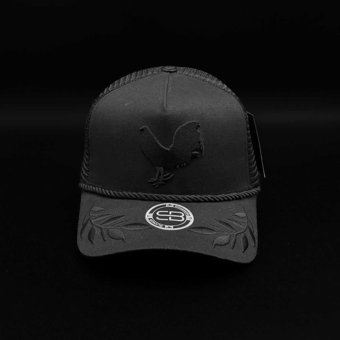 Gorra Sombrero Blanco Gallo Black