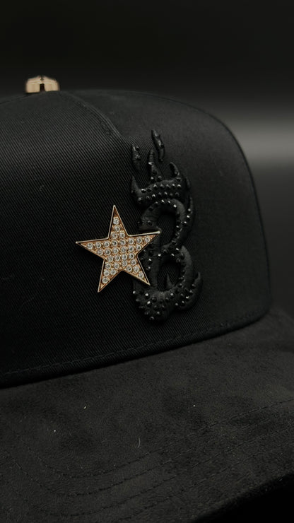 Gorra Barbas Hats B Star Oro Rosa