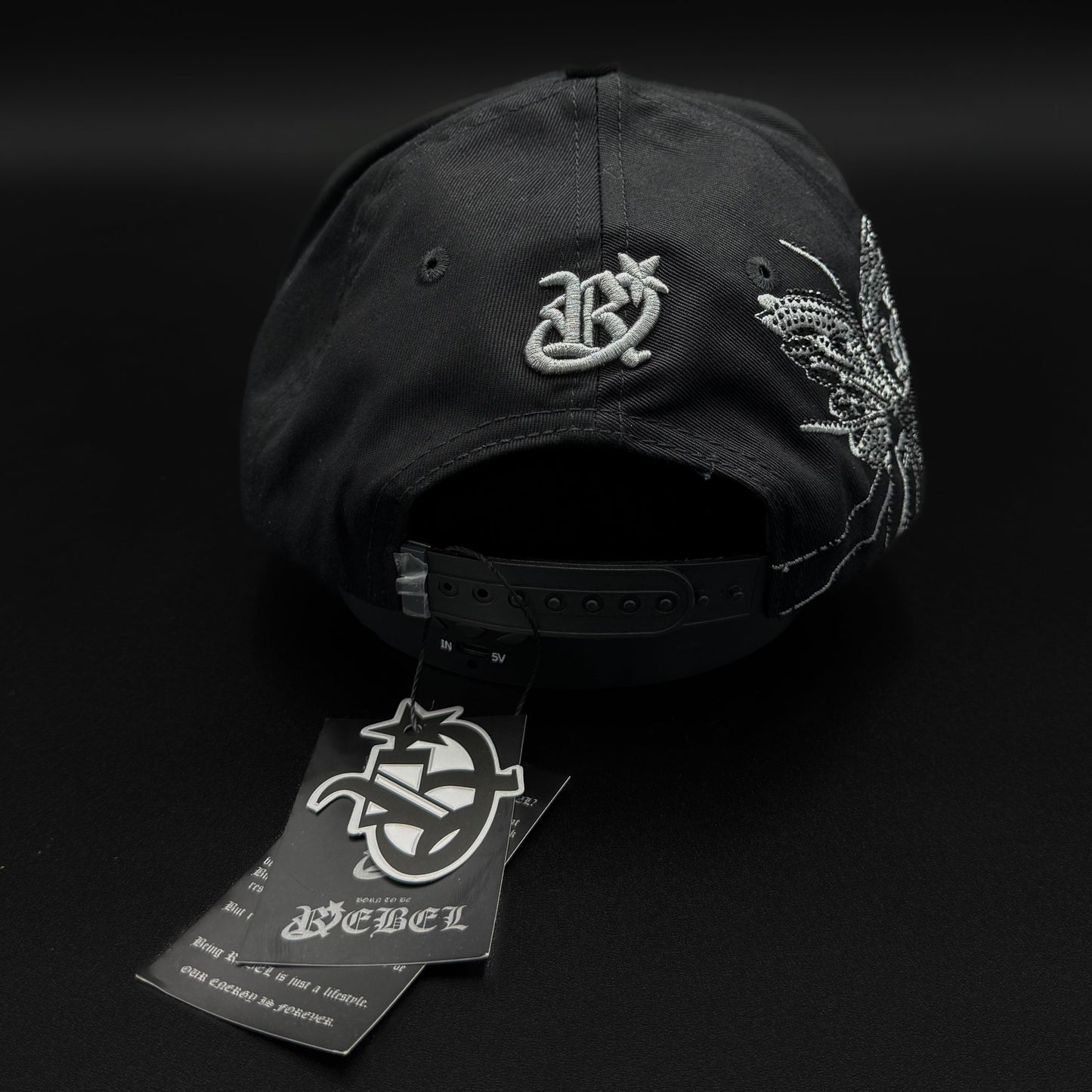 Rebel Hats “Rebel” Black and White