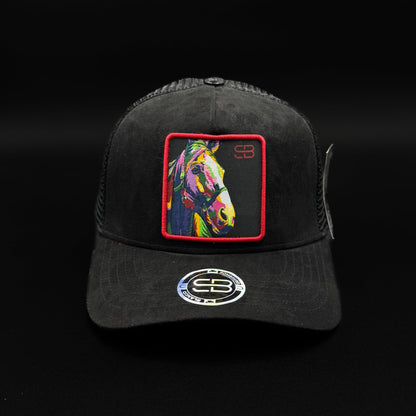 Sombrero Blanco Caballo de colores