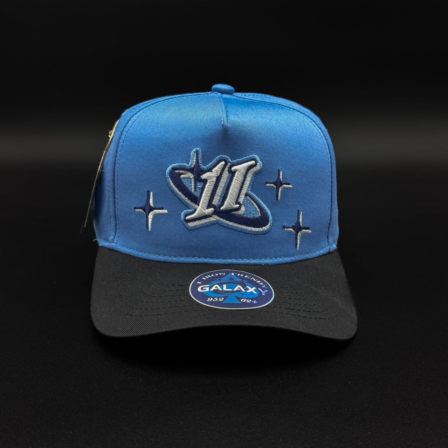 1Iron Trendy Galaxy Blue and White